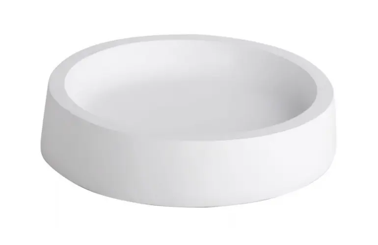 Beperkte Voorraad Designová mýdlenka na postavení Bemeta GAMMA, 145708324, polyresin, kulatá, bílá