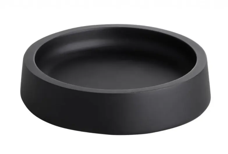 Designová mýdlenka na postavení Bemeta GAMMA, 145608320, kulatá, polyresin, černá Express Levering