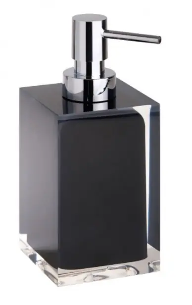 Direct Beschikbaar Dávkovač tekutého mýdla na postavení Bemeta VISTA,120109016-100, polyresin, čirý, černý.
