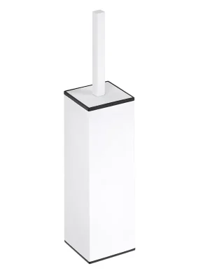 Levný Elegantní WC štětka hranatá na pověšení nebo postavení Bemeta WHITE, 102913094