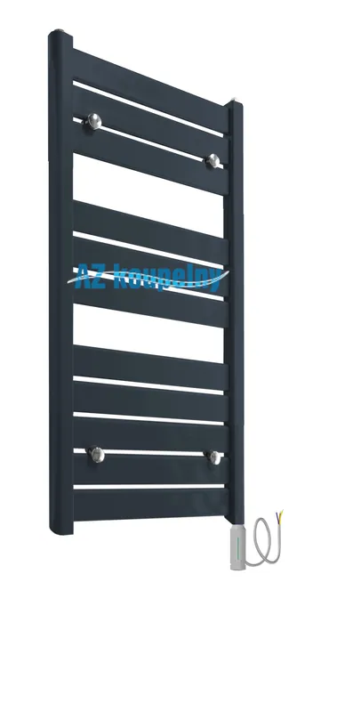 Elektrický topný žebřík Neriet Tropic-N, termostat RC, 600 x 930 mm, RAL7011 tmavě šedá Op = Op