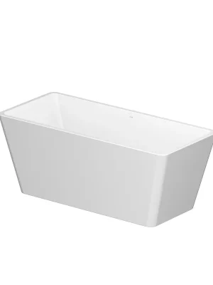 Flitsaanbieding Volně stojící akrylátová hranatá designová vana Cersanit CREA 162 x 72 cm, S301-299, bílá