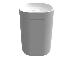 Podstavec RIHO COLUMN pod umyvadla VALOR a VALOR TRAY, litý mramor, 48 x 32 x 80 cm, bílý Beperkte Voorraad