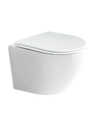 Horká Nabídka Designové keramické závěsné WC Mereo, vč. sedátka CSS113S, splachování RIMLESS
