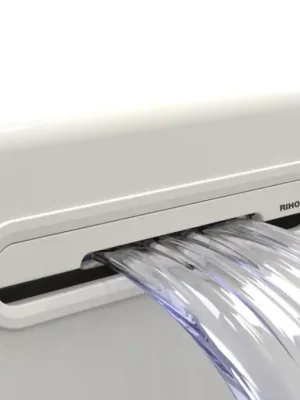 Zlevněný Krytka na přepad vany RIHO FALL 208598, vhodné na lité vany Riho. Barva bílá lesklá.
