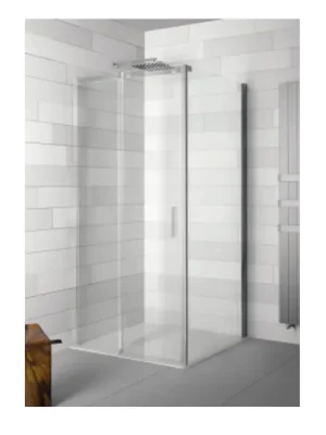 Dokud Zásoby Vydrží Sprchová zástěna s posuvnými dveřmi Riho OCEAN O203, GU01400801, 80 x 140 cm, levá