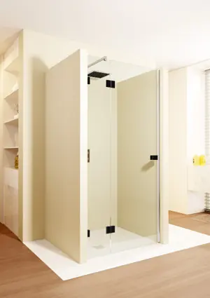 Express Levering Sprchové dveře do niky Riho SCANDIC NXT X104, GX00705B1, černá, 160 cm, levé