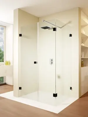 Sprchový kout čtvercový Riho SCANDIC NXT X204, GX08022B1, černá, 90 x 90 cm, levý Speciale Akce
