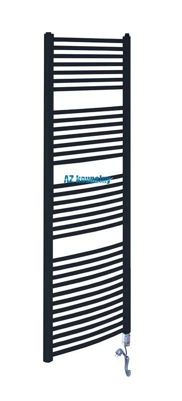 Speciale Aanbieding Elektrický žebřík do koupelny Neriet PRIMO RONDO, termostat GTX, 500 x 1732 mm, černá lesk