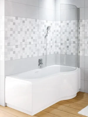 Fabrieksprijs Vanová otočná zástěna Riho NOVIK Z108 Riho DORADO, čiré sklo 6 mm, 150 x 80 cm, pravá
