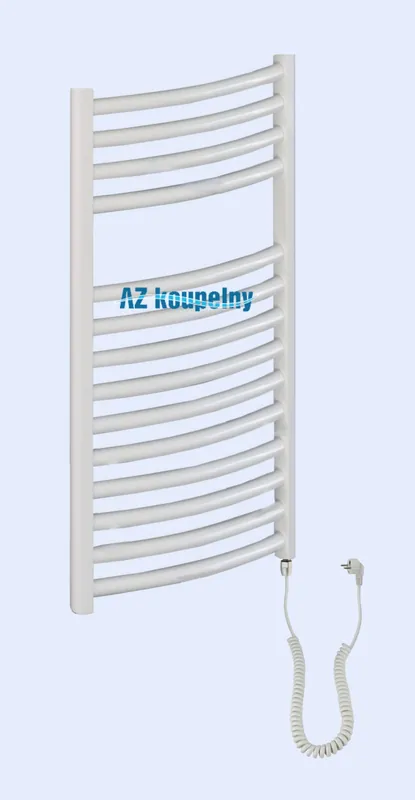 Meest Verkocht Elektrický topný žebřík Neriet PRIMO RONDO, 600 x 764 mm, topná tyč bez termostatu, bílý