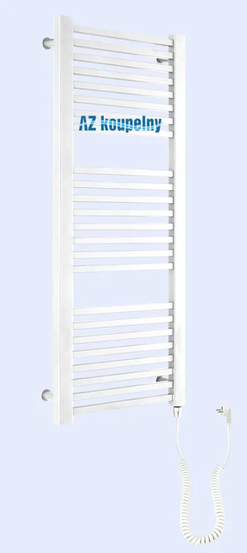 Shop Nu Elektrický hranatý radiátor Neriet Quadro Duo, 600 x 1140 mm, bez termostatu, RAL9016 bílý