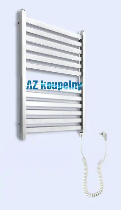 Alleen Vandaag Elektrický radiátor do koupelny Neriet Capri, topná tyč bez termostatu, 600 x 708 mm, bílý
