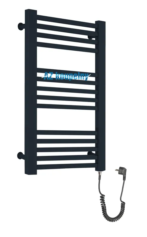 Express Levering Elektrický radiátor Neriet Quadro Duo, 500 x 740 mm černá, el. topná tyč bez termostatu