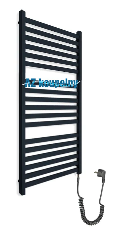 Lage Prijs Elektrický topný žebřík Neriet Capri, topná tyč bez termostatu, 500 x 1072 mm, antracit