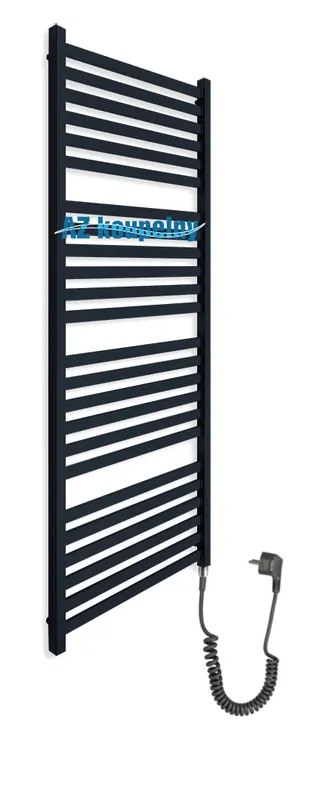 Elektrický hranatý žebřík Neriet Capri, topná tyč bez termostatu, 600 x 1436 mm, antracit Bestseller