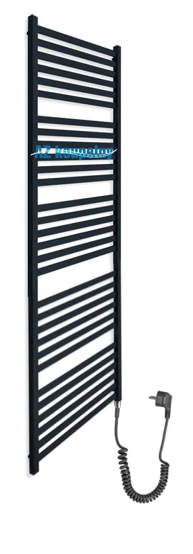 Tijdelijk Beschikbaar Elektrický topný žebřík Neriet Capri antracit 600 x 1748 mm, el. topná tyč bez termostatu