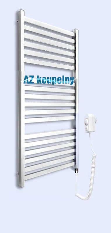 Elektrický hranatý design topný žebřík Neriet Capri, s termostatem RE, 500 x 1072 mm, bílý Favoriet