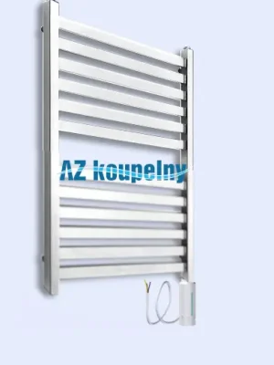 Weekendaanbieding Elektrický hranatý žebřík Neriet Capri, el. topná tyč s termostatem RC, 500 x 708 mm, bílý