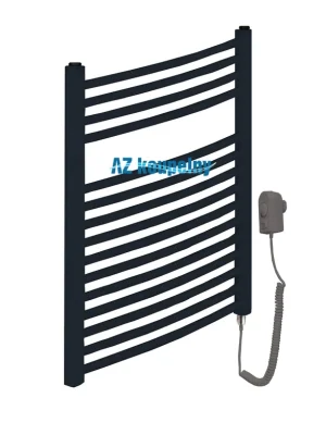 Aanbieding Elektrický žebřík Neriet Primo Rondo-N, 400 x 764 mm, černá lesk, šedý termostat RE