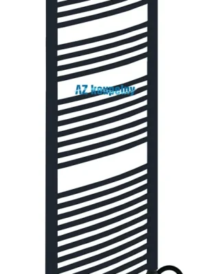 Aanbieding Elektrický radiátor Neriet PRIMO RONDO antracit, termostat RC matná černá, 400 x 1424 mm