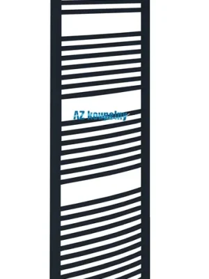 Veilige Betaling Elektrický žebřík Neriet PRIMO RONDO antracit, termostat RC matný černý, 600 x 1732 mm