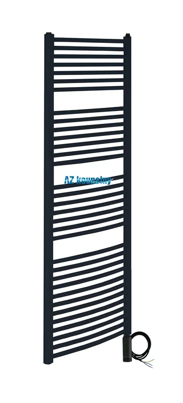 Veilige Betaling Elektrický žebřík Neriet PRIMO RONDO antracit, termostat RC matný černý, 600 x 1732 mm