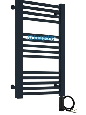 Aanbieding Elektrický topný žebřík Neriet Quadro Duo antracit, 600 x 740 mm, termostat RC černá mat