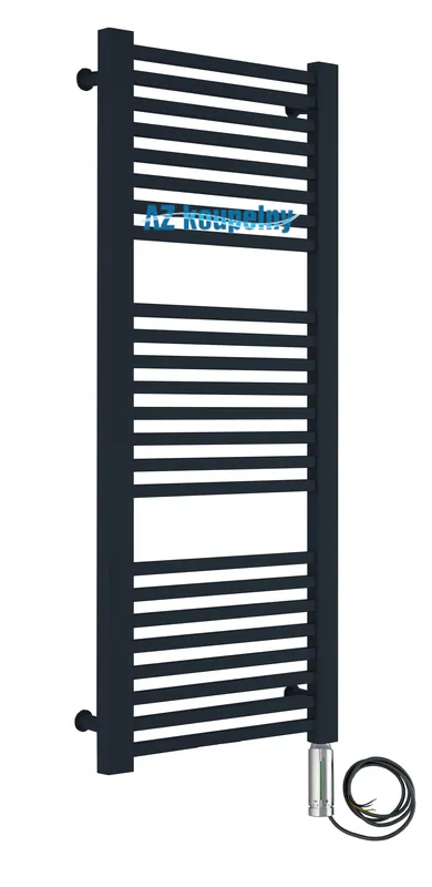 Gecertificeerd Elektrický hranatý žebřík Neriet Quadro Duo antracit, 600 x 1140 mm, termostat RC chrom