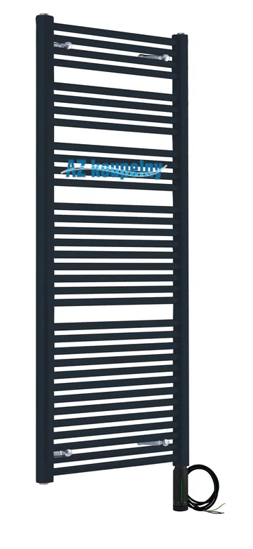 Betrouwbaar Elektrický radiátor Neriet Paris černá matná, termostat RC černá matná, 600 x 1712 mm
