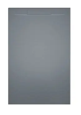 Certifikovaný Sprchová hranatá vanička z litého mramoru Riho ISOLA D007028090, světle šedá, 140 x 100 cm