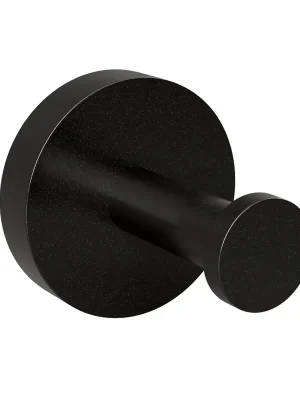 Nástěný věšáček válcový Bemeta DARK 104106060, barva černá Premium