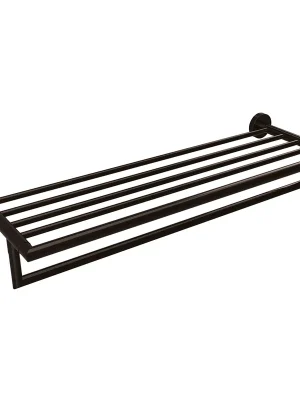 Voordeelprijs Držák na ručníky s hrazdou Bemeta DARK 104219070, barva černá, délka 500 mm