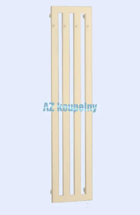 Koupelnový topný žebřík PMH DARIUS S HÁČKY DAH6BE - Strukturální béžová, 326 x 1800 mm Snelle Levering