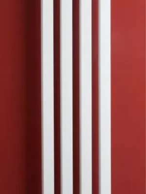 Topný koupelnový žebřík P.M.H. DARIUS S HÁČKY DAH6W - Bílá lak, 326 x 1800 mm Koupit Online