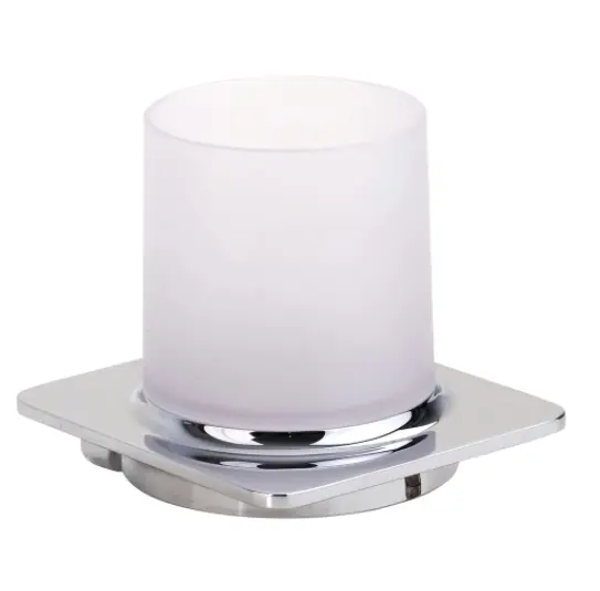 Držák zubních kartáčků Bemeta ORGANIC, 157111011, chrom / bílá Snelle Levering