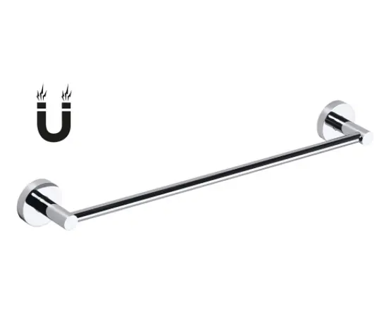 Magnetický nástěnný držák ručníků Bemeta RAWELL, 104104272, šíře 376 mm, chrom Express Levering